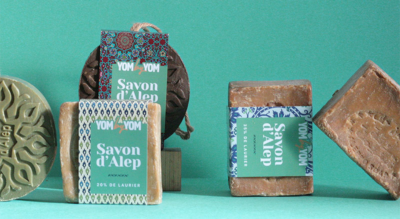 authentique savon d'Alep, gamme de Yom by Yom