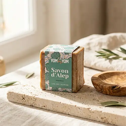 savon d'Alep 12% de baies de laurier & 88% d'huile d'olives