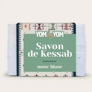 savon à froid parfumé au musc blanc